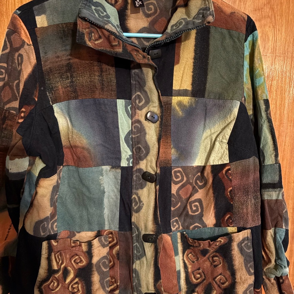 Multicolor Patchwork Jacket by Winter sun Size M - image 1